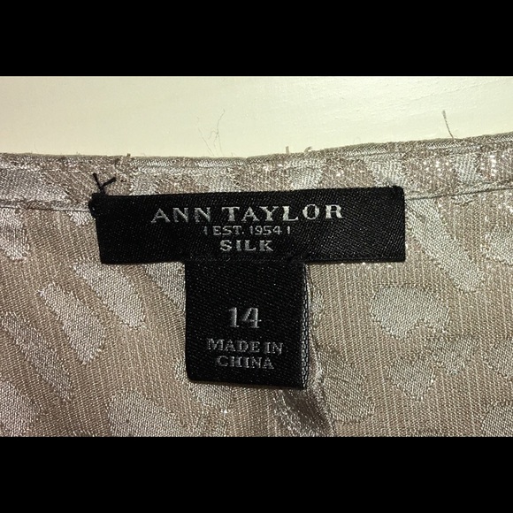 Ann Taylor silk blouse - Picture 4 of 4